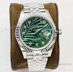 VRF Rolex Datejust 41mm A2836 Watch Green Palm Jubilee Strap_th.jpg